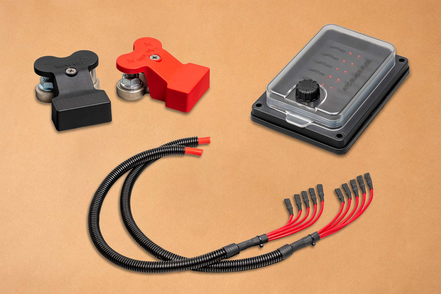 Universal Fusebox & Battery Wiring Package